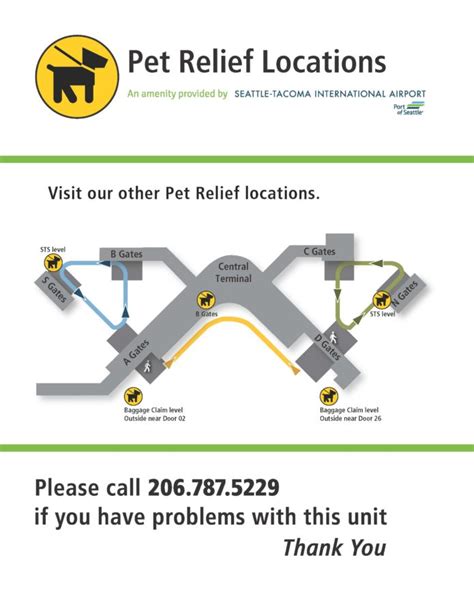 Pet relief area seatac  Delta Air Lines Customer Service Gate S11