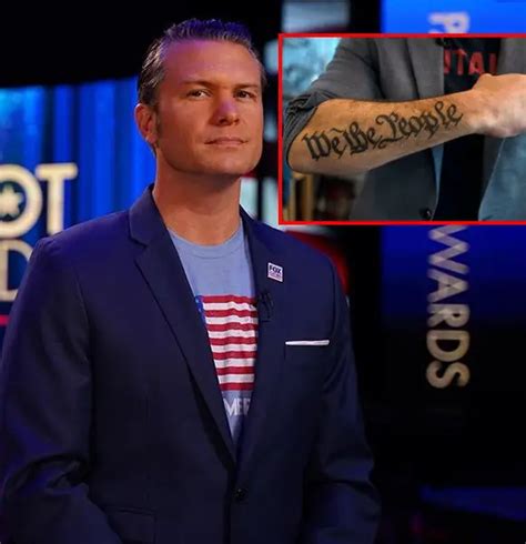 Pete hegseth tatoos  Peter Brian Hegseth (born June 6, 1980) is an American television host and author