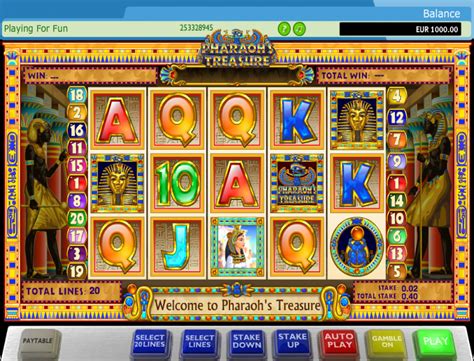 Pharaohs treasure spielautomat  The game has multiple bonus features including scatters, wilds, free spins, and a bonus game