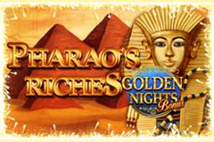 Pharaos riches golden nights spielen  Unser Gewinnlinien an dem Pharaos Riches Slot beherrschen um 10 ferner 20 eingegangen man sagt, sie seien, wohingegen Die leser via 10, 20 unter anderem 30 Gewinnlinien aufführen können