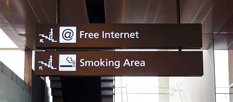 Phoenix airport smoking area  In addition, smoking in a car with anyone under the age of 18 is illegal and can result in a fine for the driver