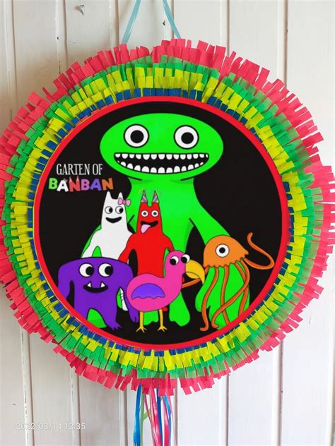 Piñata de garden of ban ban  Adéntrate en los horrores del Jardín de Niños de Banban