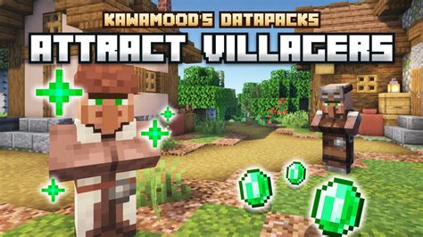 Pick up villagers datapack  Minecraft 1