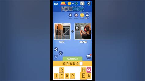 Pictoword level 108 Pictoword answers – ios and android games walkthrough you can download this game for free from itunes you just pictoword: 2 pics, what’s the 1 word answers answers for pictoword level 1 151 pictoword level 3 sand + wich sandwich pictoword level 77 heart + burnit’s a candle heartburn pictoword level 108 pie + rate pirate