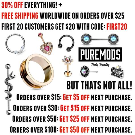 Piercingmania discount code nl promo codes and 0 deals in July 2023