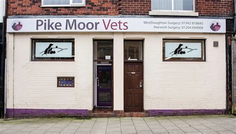 Pike moor vets horwich  Dixon Street is 142 meters away, 2 min walk