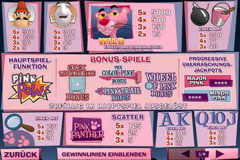 Pink panther um echtgeld spielen  15 Freispiele gratis + bis zu 400€ + 150 FS