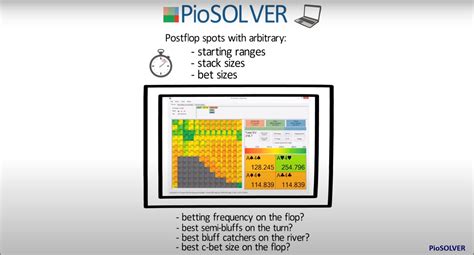 Pio solver  If you can't afford the software, then the stakes you play won't