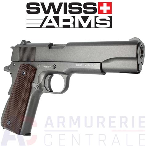 Pistolet à billes d'acier Swiss Arms PT99 au CO2 - 2.2 joules - cal 4.5mm