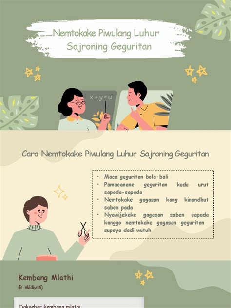 Piwulang luhur sajroning geguritan yaiku  3