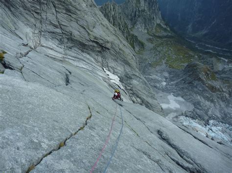 Piz badile north ridge  She was not injured during the ordeal