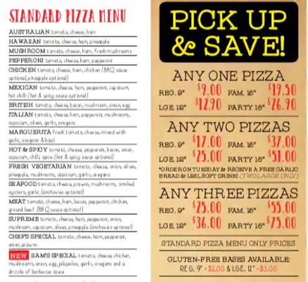 Pizza chef parafield gardens menu Nizencool in Green Fields, SA, 5107