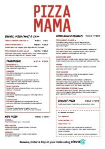 Pizza mama wenty leagues  Wenty Rewards Card; Dining