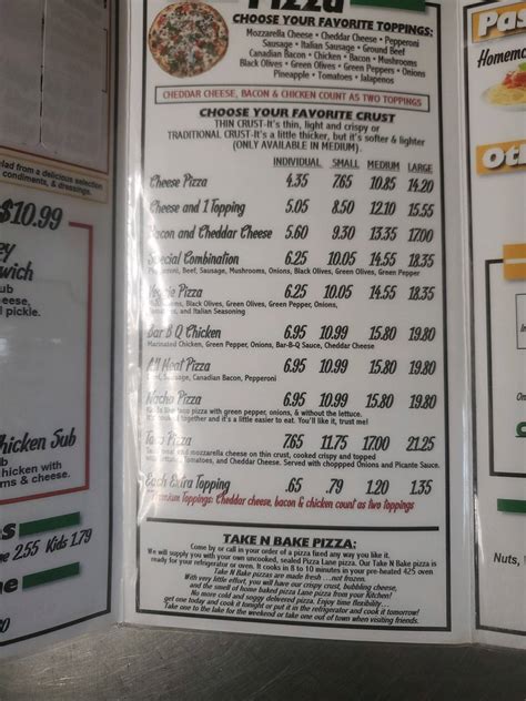 Pizza pizza dib lane menu  Our pizzas also come in various sizes, from personal-sized pizzas to extra large ones to feed your needs