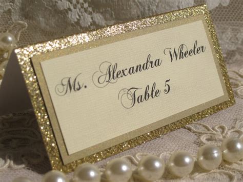 Place cards and escort cards 1