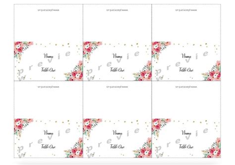 Place cards templates 6 per sheet  We have the prime resources for Card Template, Template 1