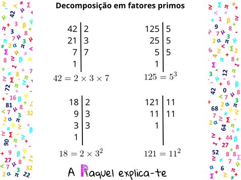 Plano de aula decomposição em fatores primos  Mais uma vez, podemos usar 2 e escrever 36 como 2 x 18, para dar