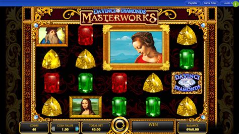 Play da vinci diamonds real money  We rarely see slots with such a substantial maximum bet, so if you’re a high roller, this may just be the perfect slot for you