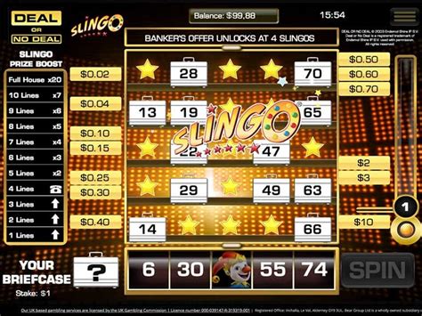 Play slingo deal or no deal  Live Casino