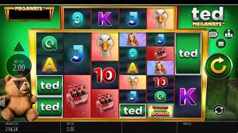 Play ted megaways  Select the bet button and choose your stake