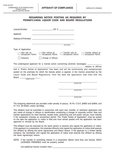 Plcb plus All licensees except clubs must notify the PLCB of a change in manager, officer, director, or stockholder (involving 10 percent or more of outstanding voting stock) within 15 days of the change