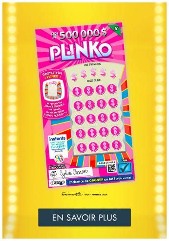 Plinko loto québec gagnant  *Liste partielle de gagnants ayant réclamé leur lot au cours des 12 derniers mois