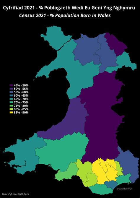Poblogaeth cymru 1891 8% o bobl Cymru yn siarad Cymraeg