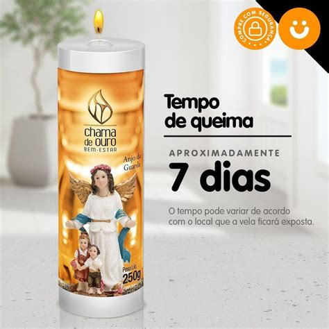 Pode acender vela quebrada para o anjo da guarda  Amém