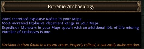 Poe extreme archaeology  Best map found for it so far: Museum