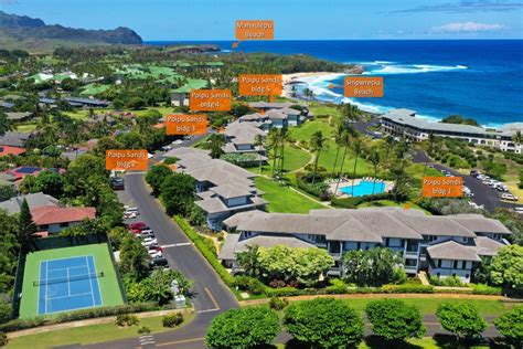 Poipu sands resort map  Most popular short term in Poipu is Executive Villa, 4 minute stroll to beach, pool, Air cond, hot tub, sleeps 14