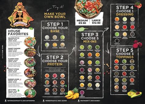 Poke bowl nottingham menu  Create your own poke bowl, poke burrito, or poke salad with our wide variety of proteins, sauces, and toppings to choose from