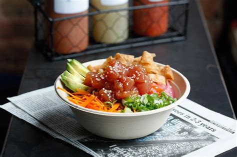 Poke bowl sioux falls  Drizzle some of the poke sauce and/or the spicy mayo sauce over each bowl (as you prefer)