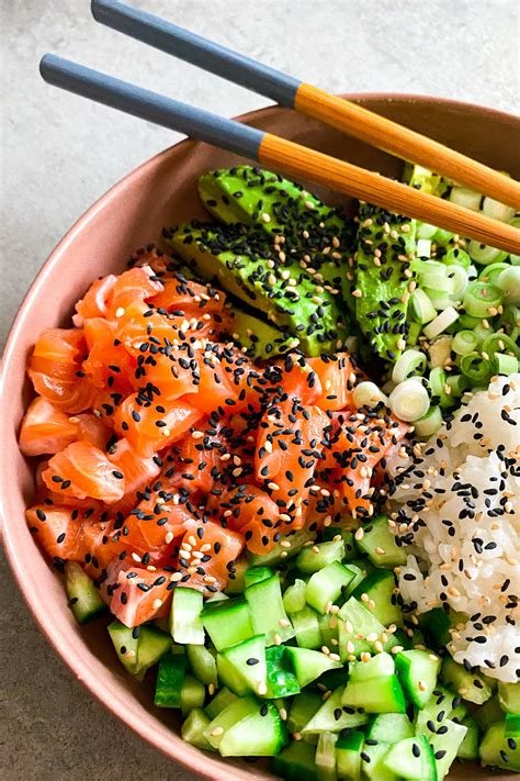 Poke bowl zalm loetje  Once boiling, turn