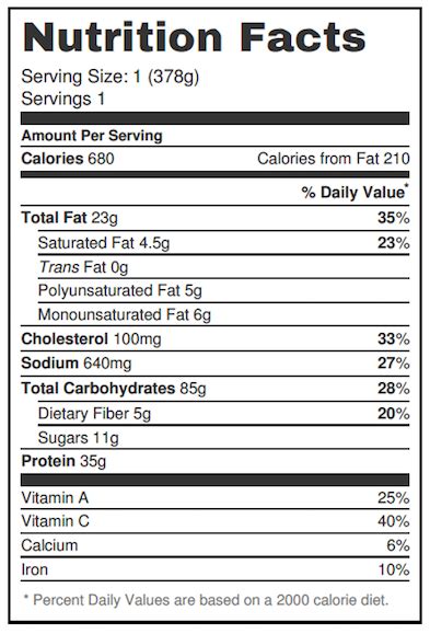 Poke tiki nutrition facts  As I said before, a healthy dish has more than just a low calorie count