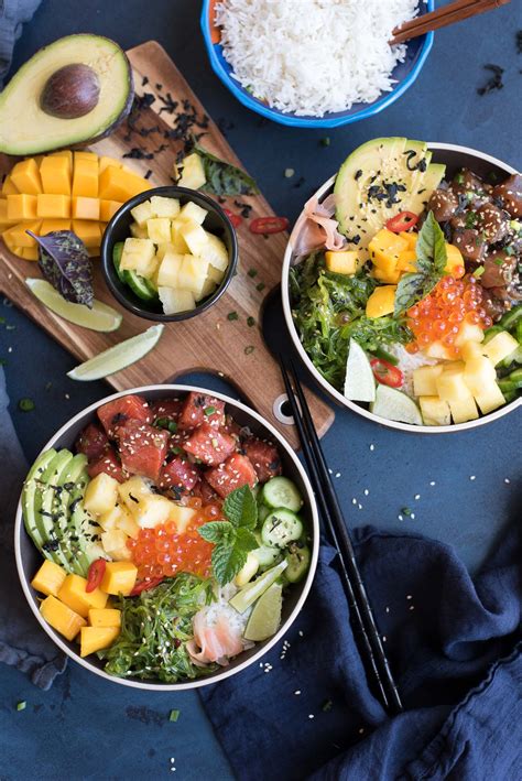 Pokebowl maastricht  Voici une recette quelque peu différente de l’originale ! On remplace le thon par du saumon frais et on ajoute de la mangue pour une version sucrée-salée