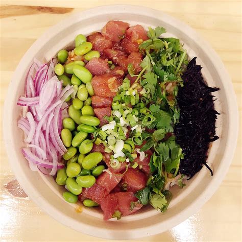 Pokeloha  Service: Take out Meal type: Dinner Price per person: $10–20 Recommended dishes: Poké Bowl Hawaiian