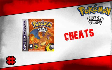 Pokemon fire red level 100 cheat these are pokemon codes they actually work i tried them my self