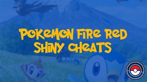 Pokemon fire red shiny code  Be sure to check the cheat if it is compatible with your game version