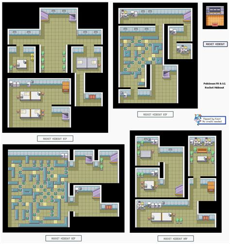 Pokemon fire red team rocket hideout island 5  1st Floor Area 1 - Walking: Seel (40%): Levels 43-47Team Rocket Hideout