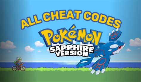 Pokemon saphir cheats It's the Mythical Pokemon Diancie (EU-US) Yokohama Pikachu - Male (JP) Yokohama Pikachu - Female (JP) 7-Eleven Pokemon - Lugia (JP) 7-Eleven Pokemon - Latios (JP) Gamescom 2015 Pokemon Bouffalant (EU) Gamescom 2015 Pokemon Sableye (EU) Galileo Rayquaza (EU) 2015 World Championships Sharpedo; PGL Pikachu; Manesh