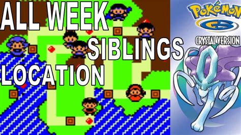 Pokemon soulsilver week siblings 2 The Week Siblings; Starting Out