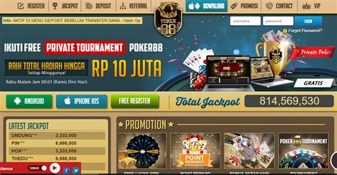 Poker88 alternatif Poker88 menawarkan game poker, poker online, dominoqq, domino qiu qiu, capsa susun, dan ceme dengan minimal deposit 25rb