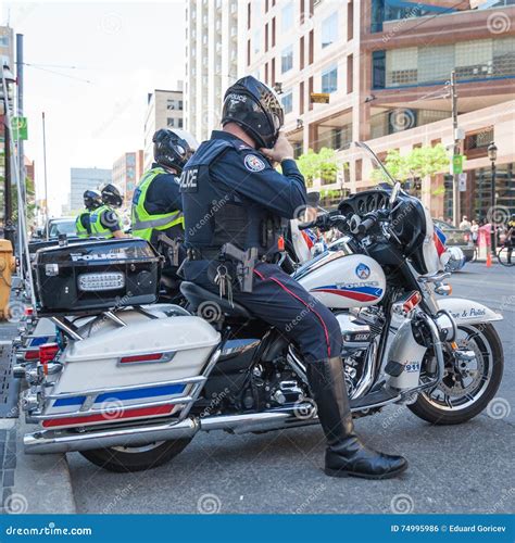 Police escort motorcycles downtown detroit  Save