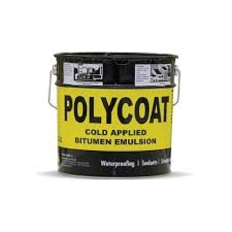Polycoat bitumen emulsion paint  Do not apply ˜dry RBE-L to external areas in wet weather or when rain is expected in the coming 48 hours