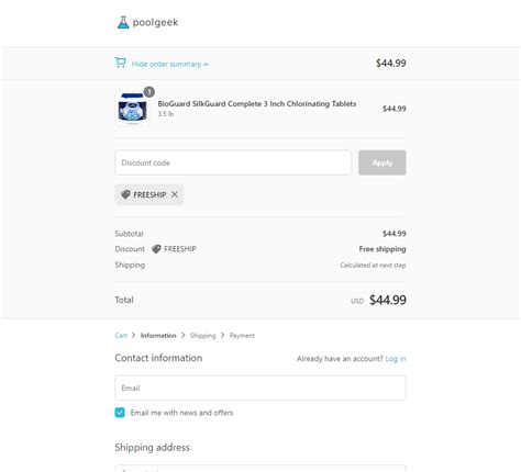 Pool geek discount code  Shoppers saved an average of $13