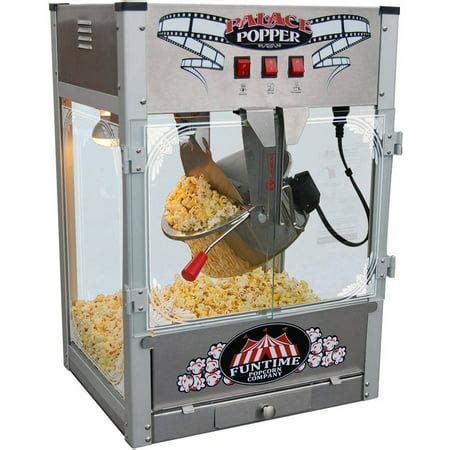 West Bend Stir Crazy 6 oz. Black Electric Hot Oil Popcorn Popper Machine  with Stirring Rod Large Lid with Improved Butter Melting 82707B - The Home  Depot