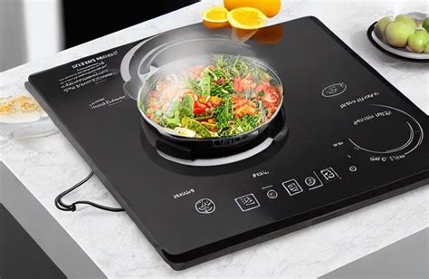 OVENTE Countertop Infrared Single Burner, 1000W Electric Hot Plate with 7”  Ceramic Glass Cooktop, 5 Level Temperature Setting & Easy to Clean Base