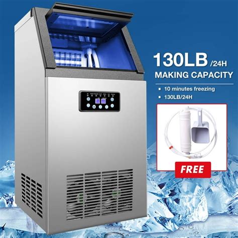  FREE VILLAGE Nugget Ice Maker Countertop, Pebble Ice Maker  Machine, 33lbs Per Day, Self-Cleaning with Basket, Quiet Operation, 1.2Qt  Water Reservoir, Portable Ice Machine for Home Office RV Party : Appliances