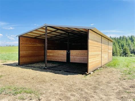 Portable livestock shelters australia  12×24 Cattle Shed Plan