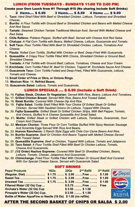 Portales mexican grill palmer menu  316 $ Inexpensive Mexican